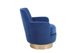 Teddy Swivel Barrel Chair, Swivel Accent Chairs Armchair For Living Room