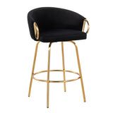 Claire - Contemporary & Glam Counter Stool (Set of 2)