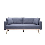 Easton - Fabric Living Room Set With USB Charging Ports Pockets And Pillows (Set of 2)