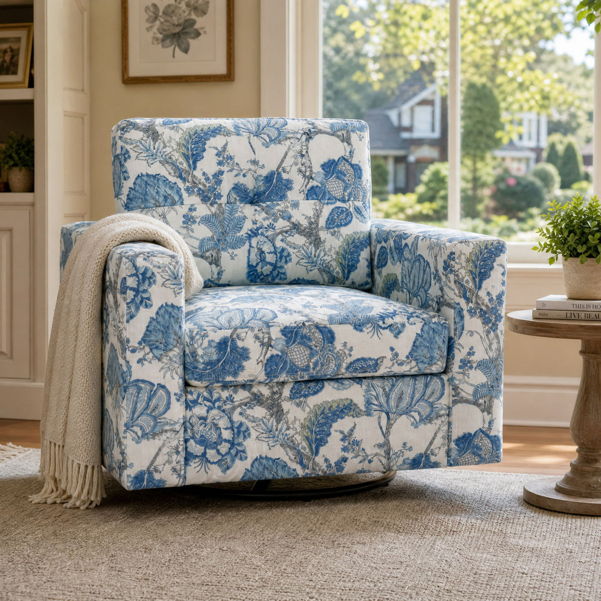 360 Degree Rotation Single Sofa Chair For Living Room