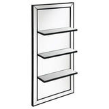 Cardinal - 3 Shelf Wall Mirror - Silver