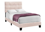 Bed, Upholstered, Frame Only, Transitional