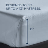 Linens - Tempur Luxe Egyptian Cotton Sheet Set - Sleepy Blue