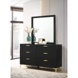 James - 6 Drawer Dresser With Mirror