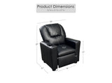 Marisa - Kids Recliner Chair With Cupholder