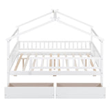 House Bed With 2 Drawers