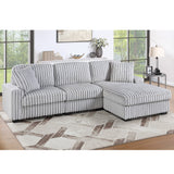 Sectional Sofa Set With Reversible Chaise, Living Room Furniture