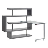 Buck II - Writing Desk With Bookshelf