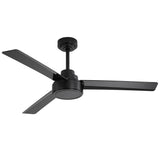 52" Ceiling Fan With Remote Control, 6 Speed Reversible DC Motor, 3 Blades