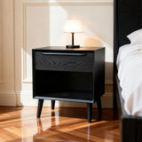 Nightstand With 1 Drawer, Bedside Table, Storage Side Table For Bedroom - Black