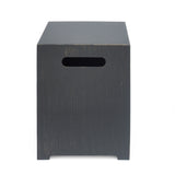 Modern Tank Holder Side Table With Powder Coated Frame