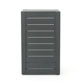Aluminum Outdoor C - Shaped Side Table For Patio