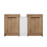 Freestanding Bathroom Vanity & Sink, Storage Cabinets, Soft Closing Doors
