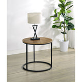 Arrize - Round Side End Table - Mango Color