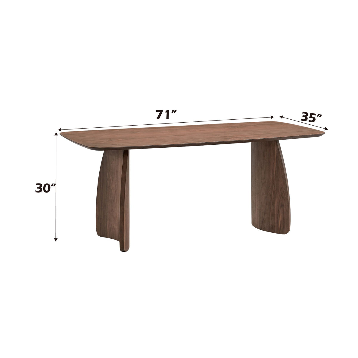 Hadasa - 5 Pieces Dining Room Set - Light Gray / Walnut
