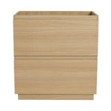 Modern Freestanding Bathroom Vanity Cabinet With Double Drawer