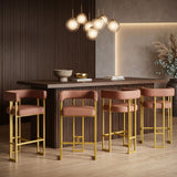 Modern Counter Height Bar Stools With U - Shaped