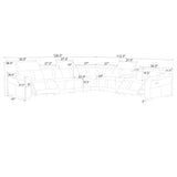 Modular Sectional & Recliner Seat And Adjustable Headrest