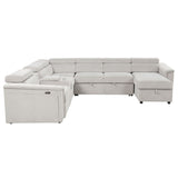 Harvey - Power Recliner Sleeper Sectional