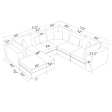 Upholstered Modular Sectional & Custom Configuration
