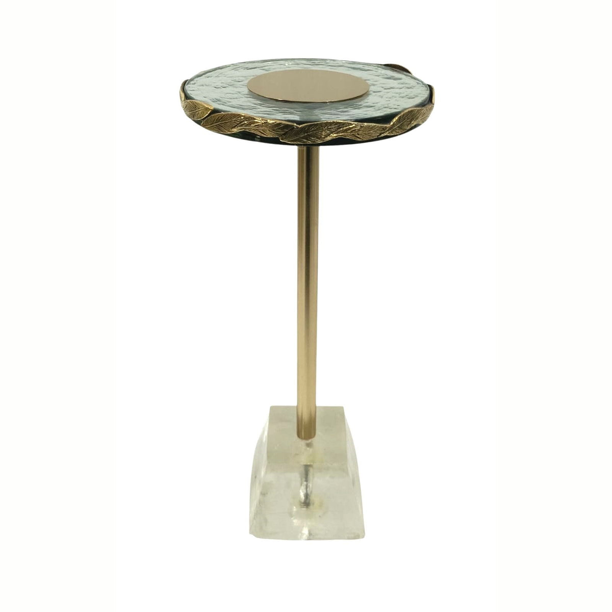 Anaheim - Round Accent Table - Gold