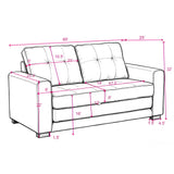 Upholstered Pull Out Sleeper Loveseat