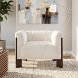 Accent Chair With Tight Back For Living Room