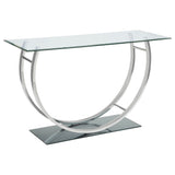 Garrett - Console Table - Chrome
