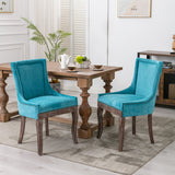 Ultra - Side Dining Chair, Nail Head (Set of 2)