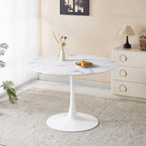 Round Tulip Table, Pedestal Design