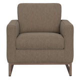 Accent Chair With Track Arm Design