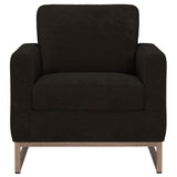 Accent Chair With Track Arm Design