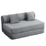 Convertible Sofa Bed, 2 Seater Fold Out Floor Couch
