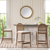 Panama - Curved Back Cane Counter Stool (Set of 2)