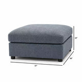 Ottoman With Durable Upholstery For Versatile Use