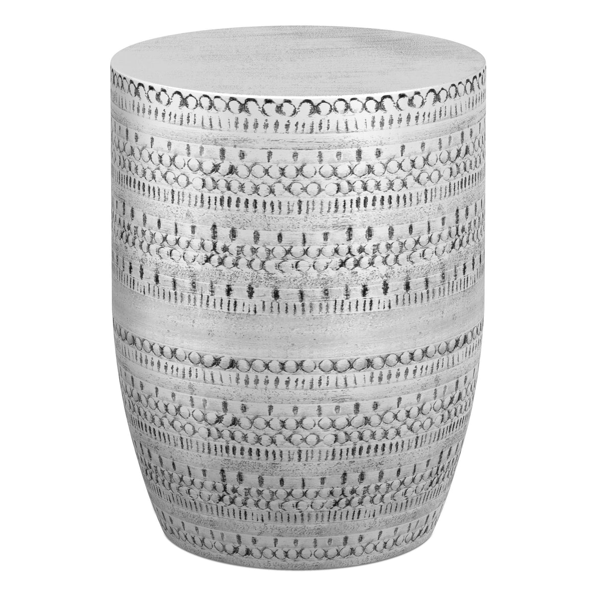 Johnsen - Handcrafted Large Metal Accent Table
