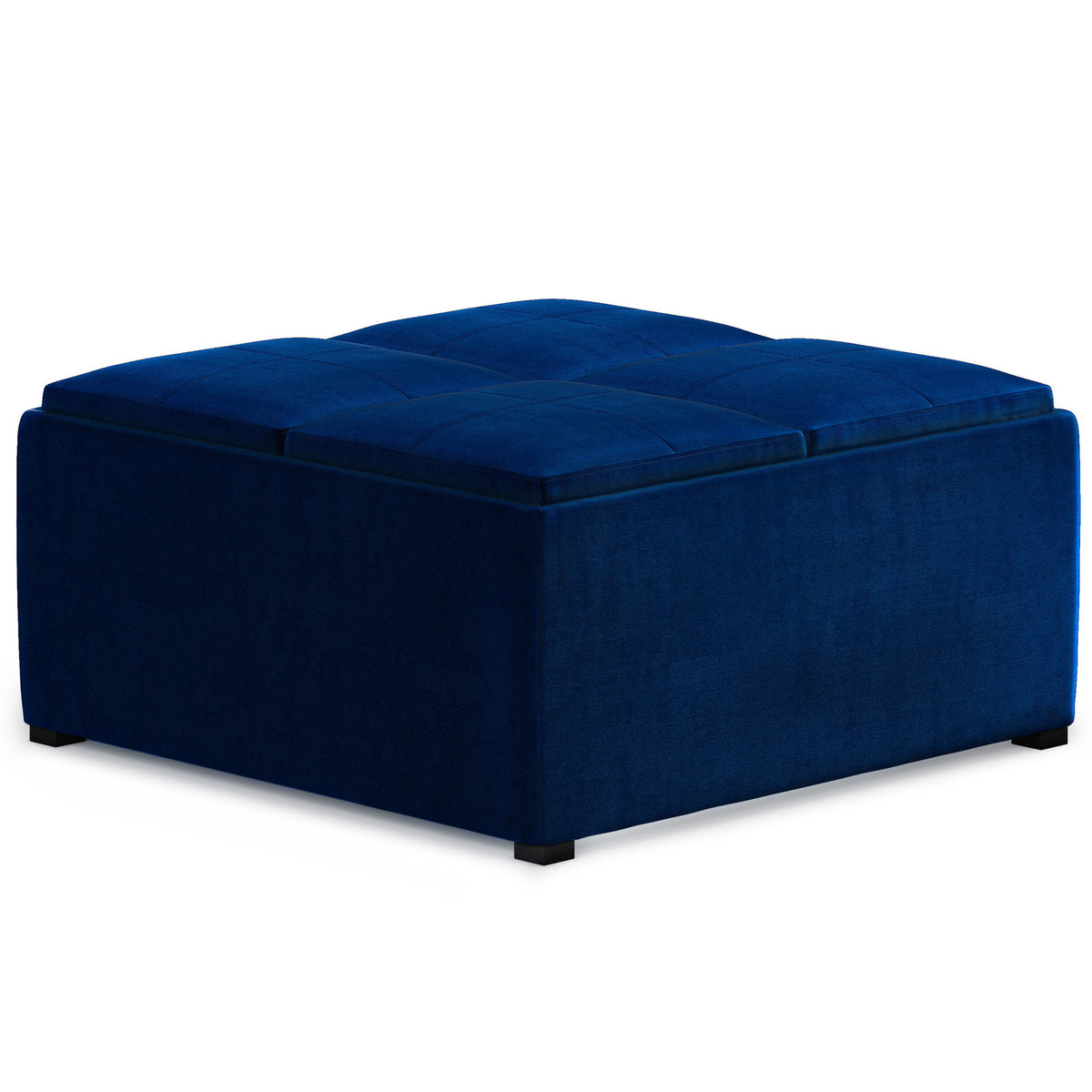 Avalon - Square Coffee Table, Storage Ottoman