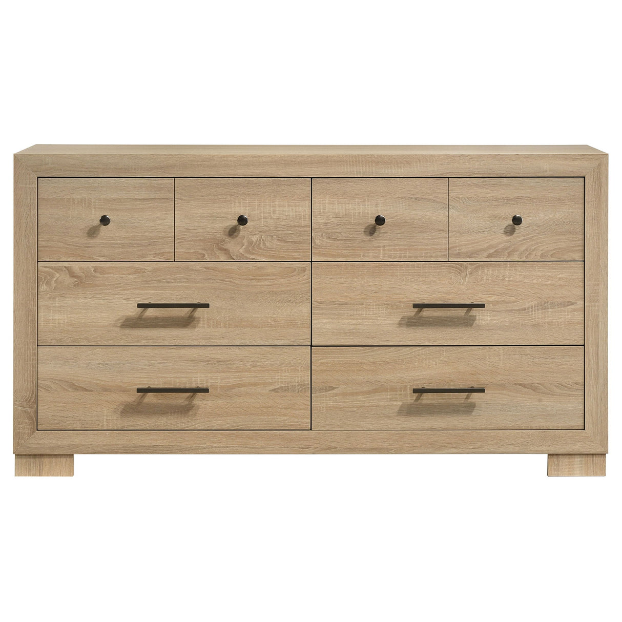 Merritt - 6 Drawer Dresser Cabinet - Light Oak