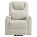 Macklin - Power Lift Massage Recliner With Heat And Dual Cupholders