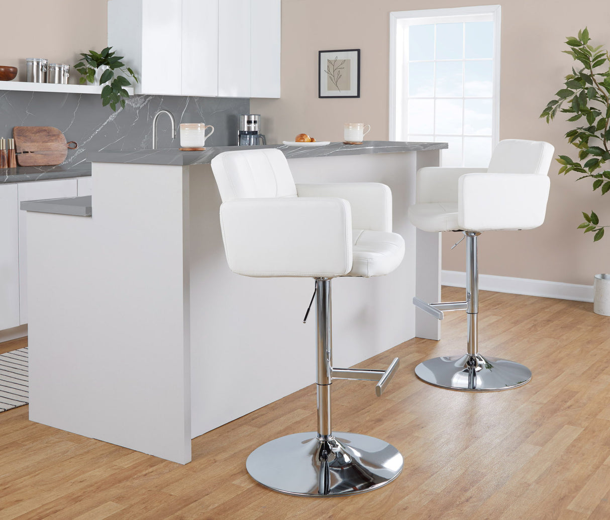 Stout - Contemporary Adjustable Barstool With Swivel