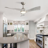 52" Ceiling Fan With Blades And 6 Speed Remote Control DC Motor