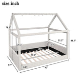 Upholstered House Style Daybed With LED Light Strips