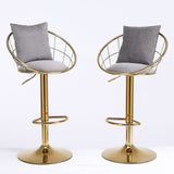 Unique Design Bar Chair, 360 Degree Rotation, Adjustable Height, Suitable For Dining Room And Bar