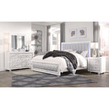Skye - Marble Dresser - White