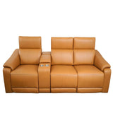 Modular Sofa With Recliners And Cup Holders Sectional Set