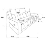 Slater - Reclining Sofa With Manual Recline