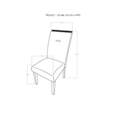 Ariya - Dining Chair (Set of 2) - Black / Gray