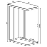 Connor - Side Table - Chrome