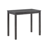 Lux - 3 Piece Counter Height Pub Table With Tufted Stools (Set of 3)
