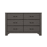 6 Drawer Dresser - Brown